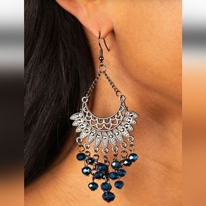 Beautiful Crystal Fringe Earrings